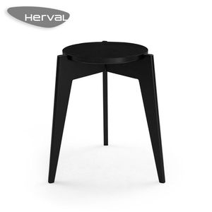 Mesa de Apoio Herval Coast, Tampo 40 cm, Preto