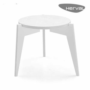 Mesa de Apoio Herval Coast, Tampo 50 cm, Branco