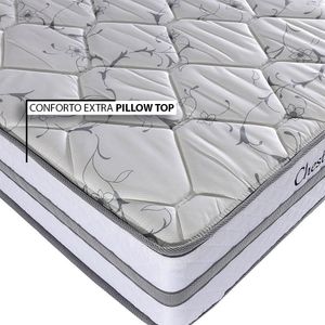Colchão Casal Molas Maxspring Herval Chester, 24x138x188 cm