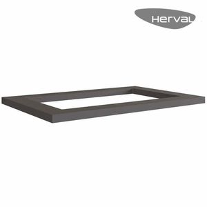 Tampo para Cooktop 5 Bocas, Herval Ten, 100% MDF Grafite 80 cm