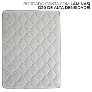 Cama Box Herval Casal Joy Espuma, 67x138x188 cm, Colchão Composto