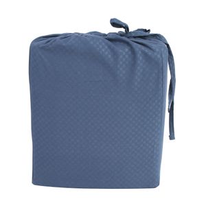 Jogo de Cama Texture Microfibra Azul - A\CASA