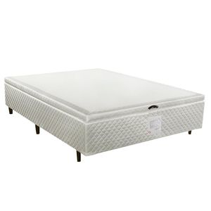 Base Cama Box Báu Casal Herval Montana, 46x138x188 cm, Branco