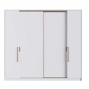 Guarda-Roupa Casal Édez Mensa, 4 Portas, Branco