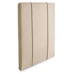Cabeceira Solteiro Herval Plan Estofada, 88 cm, Linho Bege
