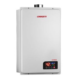 Aquecedor de Água Gás GLP Lorenzetti LZ 3700DE, 37 Litros, Exaustão Forçada