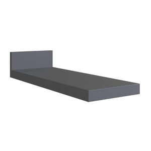 Tampo Balcão Toalheiro Cozinha Modular 100% MDF Édez Uno, 18,5 cm, Grafite