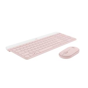 Kit Teclado e Mouse MK470 Slim, Rosa