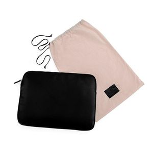 Capa Sleeve Macbook 13,3" iPlace, Pampas, Couro  Preto