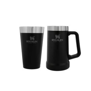 Caneca Termica Black Matte 750ml + Copo Termico Black Matte 473ml - STANLEY