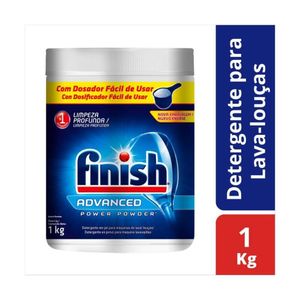 Detergente em Pó para Lava-Louças Finish Advanced Power Powder 1kg