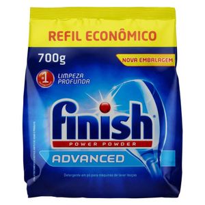 Detergente em Pó para Lava Louças Finish Advanced Power Powder Refil Econômico 700g