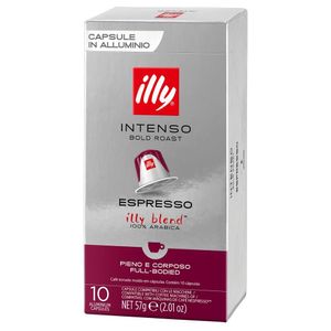 Café ILLY Espresso Intenso 10 Cápsulas - Compatível com Nespresso