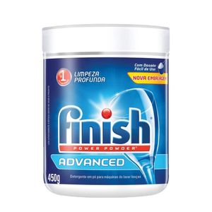 Detergente em Pó para Lava Louças Finish Advanced Power Power 450g