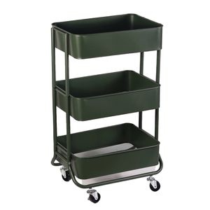 Carrinho Organizador Hong Kong Verde Militar - A\CASA