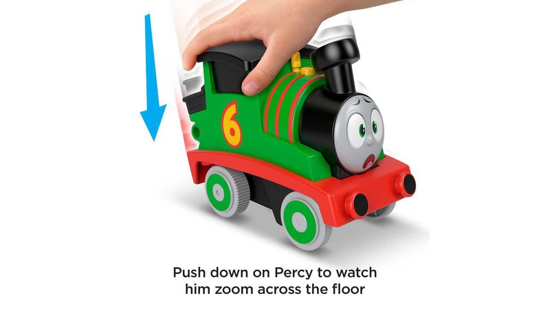 Trem - Thomas E Seus Amigos - Pressione E Vá Acrobacias - Percy - Verde -  Mattel