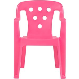 Cadeira de Plástico Infantil Mor, Rosa