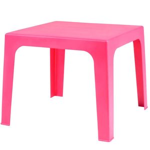 Mesa Plástica Infantil Mor Rosa