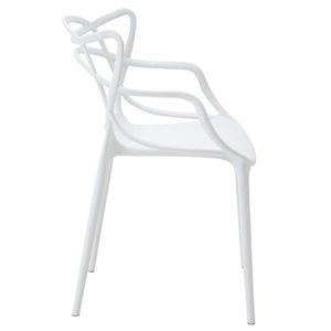 Kit 2 Cadeiras Decorativas Sala e Cozinha Feliti (PP) Branca G56 - Gran Belo
