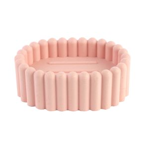 Saboneteira Resina Rosa - A\CASA