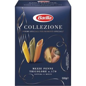 Macarrão Barilla Mezze Penne Tricolore 500g