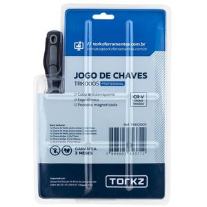 Jogo de Chaves de Fenda Torkz TRK0005, 6 Peças