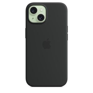 Capa com MagSafe para iPhone 15, Apple, Silicone Preto