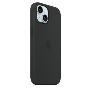 Capa com MagSafe para iPhone 15, Apple, Silicone Preto