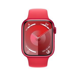 Apple Watch Series 9 GPS + Cellular • Caixa (PRODUCT)RED de alumínio – 45 mm • Pulseira esportiva (PRODUCT)RED – M/G