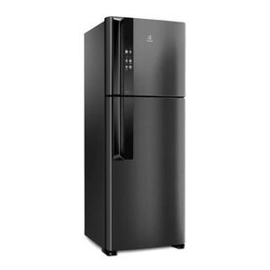 Geladeira Electrolux Top Freezer Frost Free Efficient Inox Preto Look com Autosense 474L IF56B 220V (Avariado)