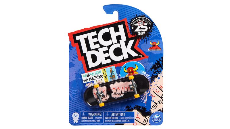 Skate de Dedo - Toy Machine Mãos - Tech Deck - Sunny