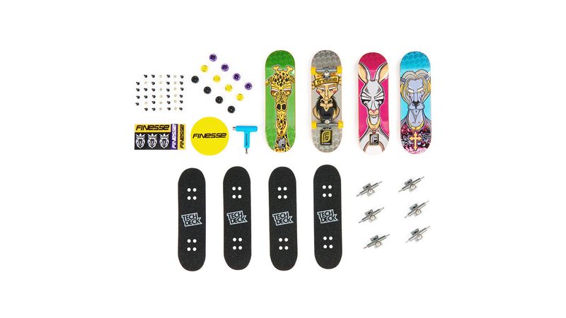 Skate De Dedo - Tech Deck - Finesse Skateboard - Sunny