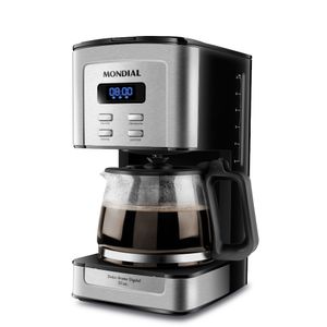 Cafeteira Elétrica Mondial Dolce Arome Preto e Inox C4432XSDI
