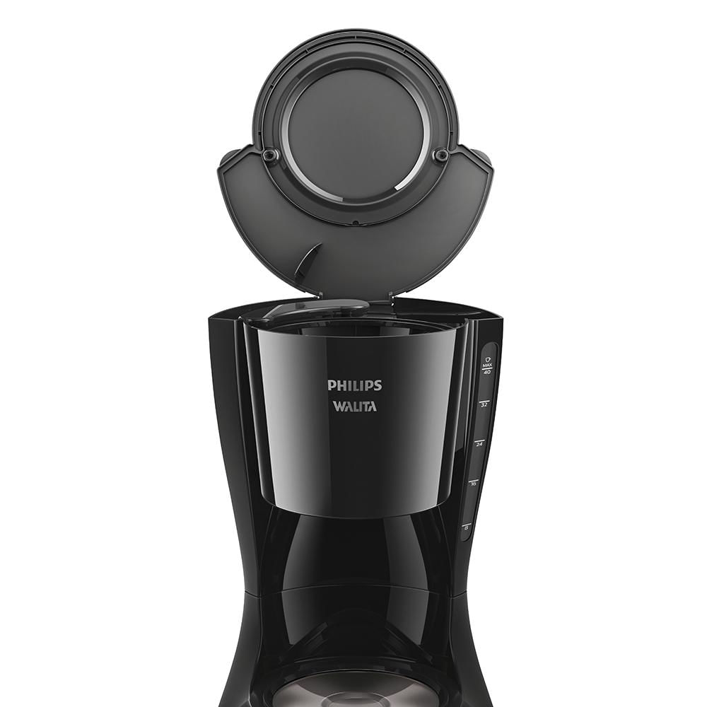 Cafeteira Elétrica Drip Daily Philips Walita Preta 1000W - RI7461 - Walita