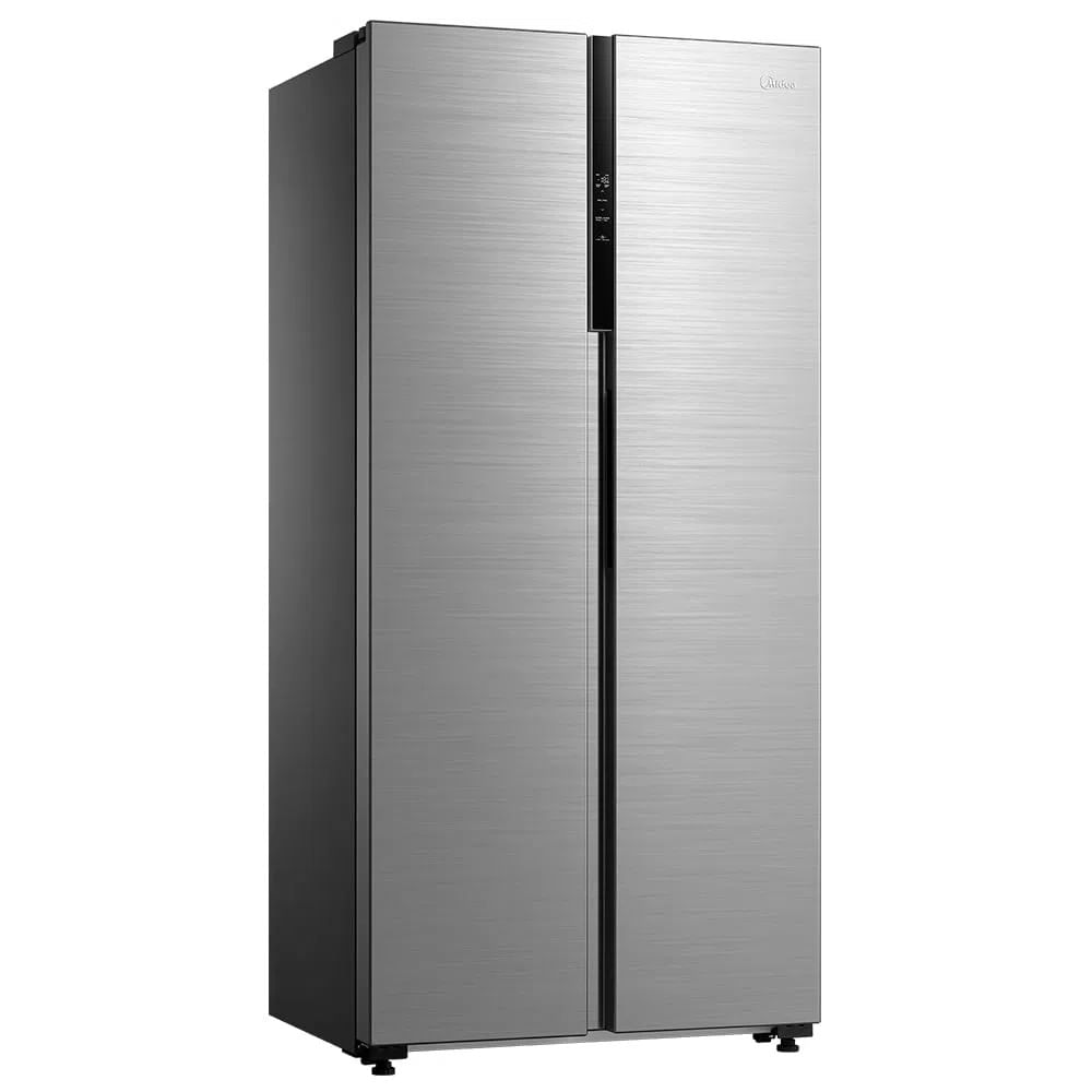Geladeira Midea Side by Side 442L Inverter Inox
