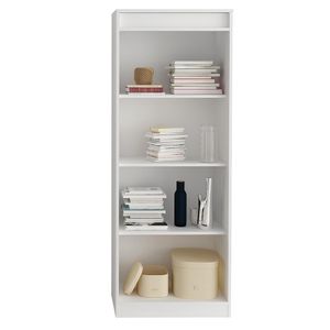 Armário Alto para Escritório Home Office ME4150 MDP Branco G69 - Gran Belo