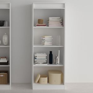Armário Alto para Escritório Home Office ME4150 MDP Branco G69 - Gran Belo