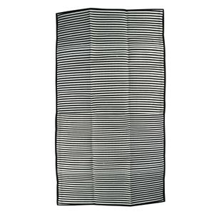 Bolsa Esteira Listrada Preto e Branco 90x180cm - A\CASA