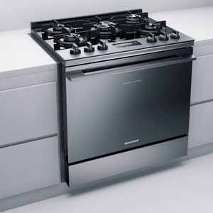 Fogão Brastemp 5 Bocas De Embutir Cor Inox Com Mesa De Vidro E Touch Timer Com Autodesligamento   - BYS5VCR