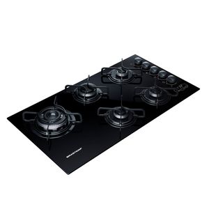 Cooktop 5 bocas Brastemp com quadrichama e timer touch - BDT85AE