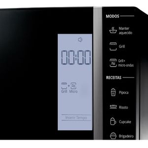 Micro-ondas Brastemp 32 Litros Preto com Grill e Painel Integrado - BMG45AE