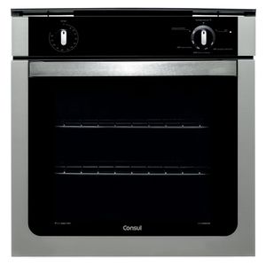 Forno de embutir a gás Consul 78 litros Prata com grill e timer sonoro - COA84BR