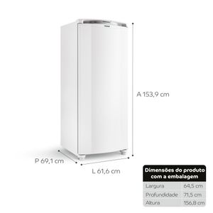 Geladeira Consul Frost Free 300 litros Branca com Freezer Supercapacidade - CRB36AB