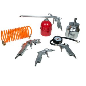 Kit de Acessórios para Compressor Motomil com 3 Pistolas, Calibrador e Mangueira 5m