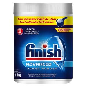 Detergente em Pó para Lava-Louças Finish Advanced Power Powder 1kg