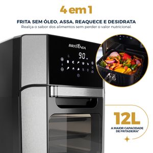 Fritadeira Britânia Air Fryer Oven 12L BFR2100P