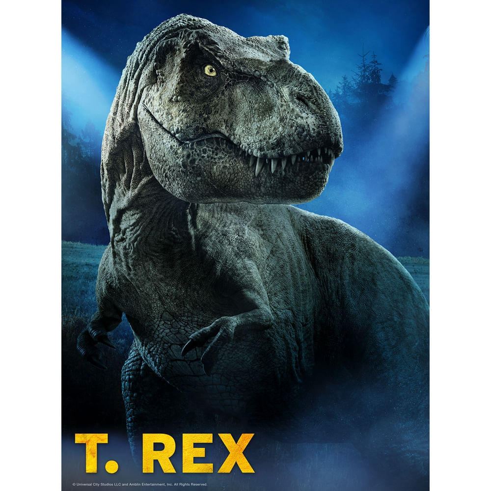 Quebra Cabeça Dino T-REX 3D ( Brilha no Escuro) – Zepelim