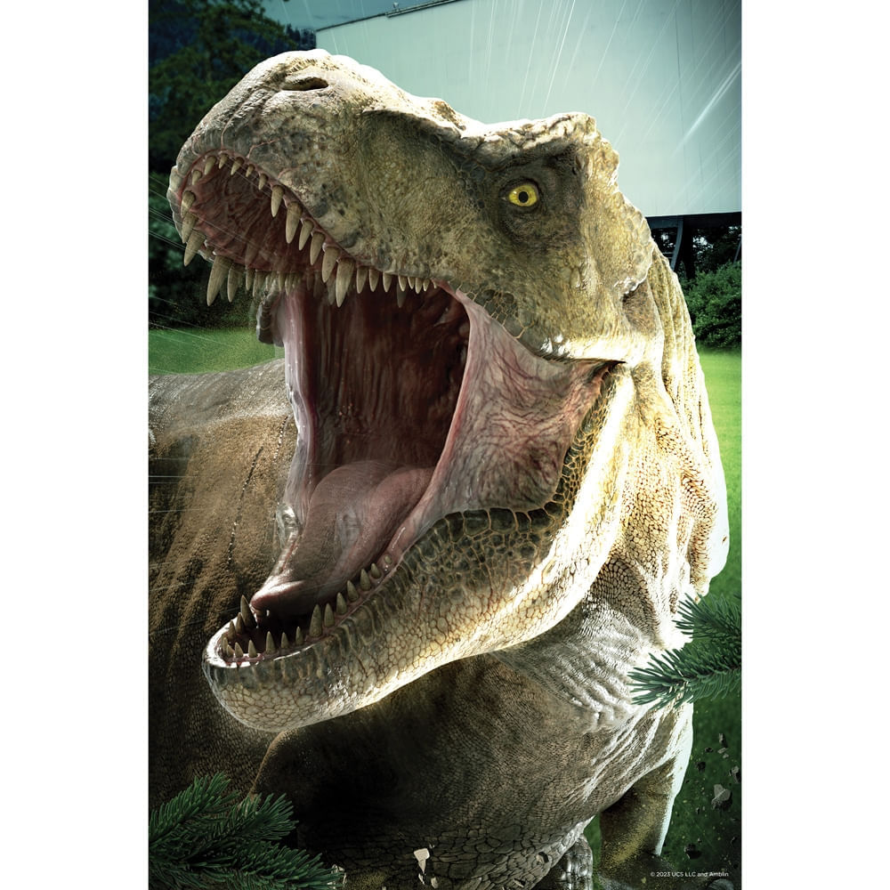 Quebra Cabeça Dino T-REX 3D ( Brilha no Escuro) – Zepelim