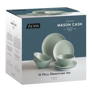 Aparelho de Jantar Verde com 18 Peças - Mason Cash