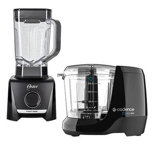 Liquidificador Full Oster e Miniprocessador Easy Cut Cadence